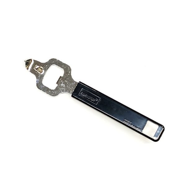 Kamenstein 3-Piece Kitchen Tool Set - Bottle Opener, Can Opener, Food Peeler (Black) - Dollar Fanatic