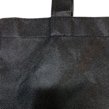 Toppers Large Reusable Shopping Tote Bag with 10" Handles - Black (15" x 16")