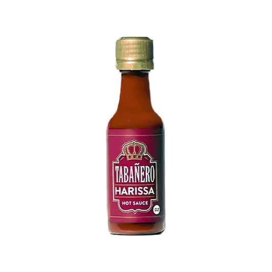 Tabanero Harissa Hot Sauce - Medium Heat (Net 1.7 fl. oz.) Kosher, Vegan, Gluten-Free