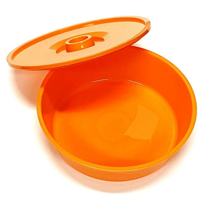 Ankyo Tortilla Taco Warmer with Lid - Orange (8.5" x 3") - Dollar Fanatic