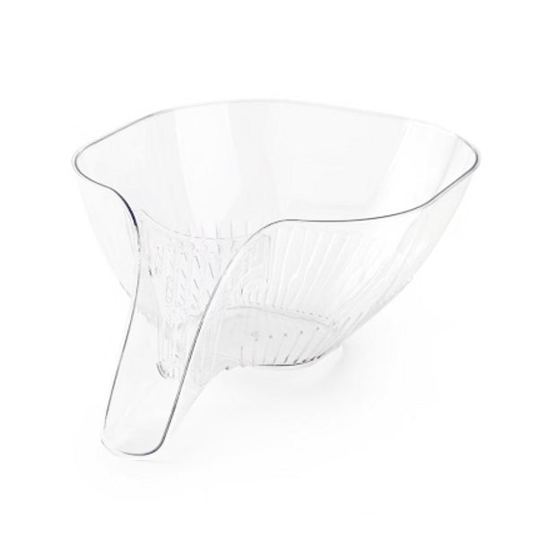 Colander Drain Basket with Funnel Drain Spout (Clear) Food Safe, Dishwasher Safe - Dollar Fanatic