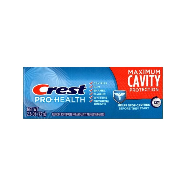 Crest Pro - Health Fluoride Toothpaste for Anti - Cavity and Anti - Gingivitus (Net wt. 2.6 oz.) - Dollar Fanatic