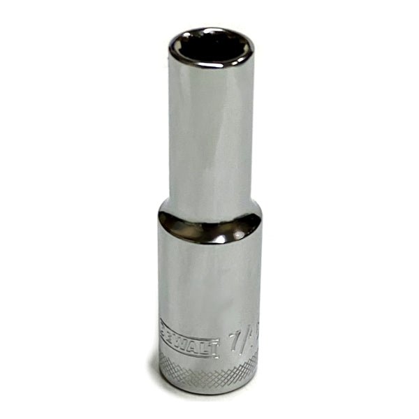 DeWalt 1/2" Drive 12 Point Deep Socket - 7/16" SAE (74 - 556D) - Dollar Fanatic
