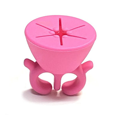 Gertex Silicone Nail Polish Bottle Holder (Select Color/Shape) Perfect for Manicures, Pedicures, Nail Polish Applications - Dollar Fanatic