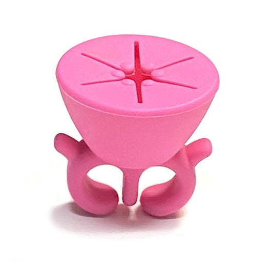 Gertex Silicone Nail Polish Bottle Holder (Select Color/Shape) Perfect for Manicures, Pedicures, Nail Polish Applications - Dollar Fanatic