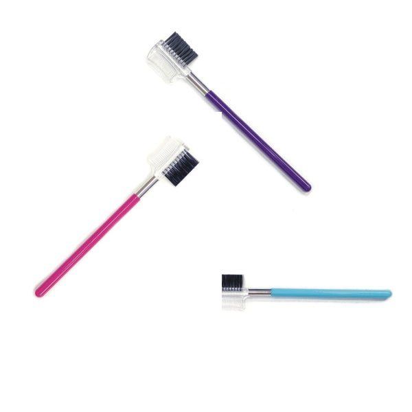 Modesa Eyebrow Groomer Brush/Comb Combo (5.6") Colors Vary