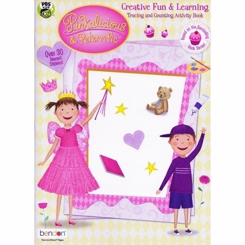 Pinkalicious & Peterrific Creative Fun & Learning Activity Book (Includes Rewards Stickers) Select Title - DollarFanatic.com