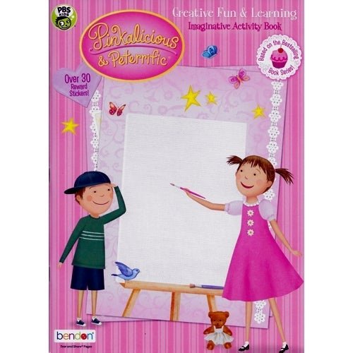 Pinkalicious & Peterrific Creative Fun & Learning Activity Book (Includes Rewards Stickers) Select Title - DollarFanatic.com