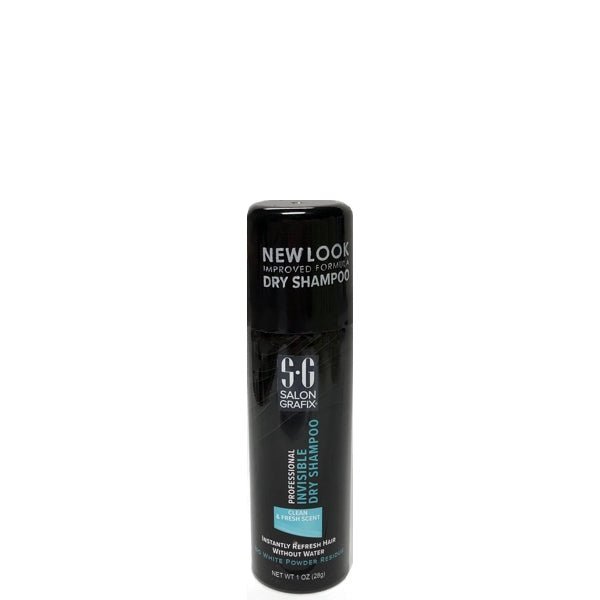 Salon Grafix Professional Invisible Dry Shampoo - Clean & Fresh Scent (Net wt. 1.0 oz.) Travel Size - Dollar Fanatic