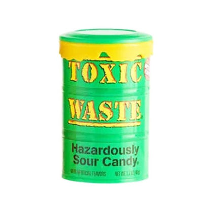 Toxic Waste Hazardously Sour Candy Drum Pack - Select Color (16 Pack) Individually Wrapped Pieces - Dollar Fanatic