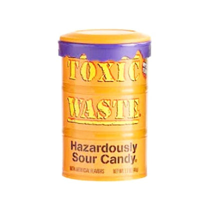 Toxic Waste Hazardously Sour Candy Drum Pack - Select Color (16 Pack) Individually Wrapped Pieces - Dollar Fanatic