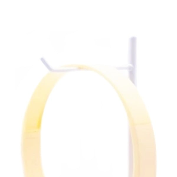 Universal Metal Headphone Stand - White (11" x 5" dia., 4" hook) - Dollar Fanatic