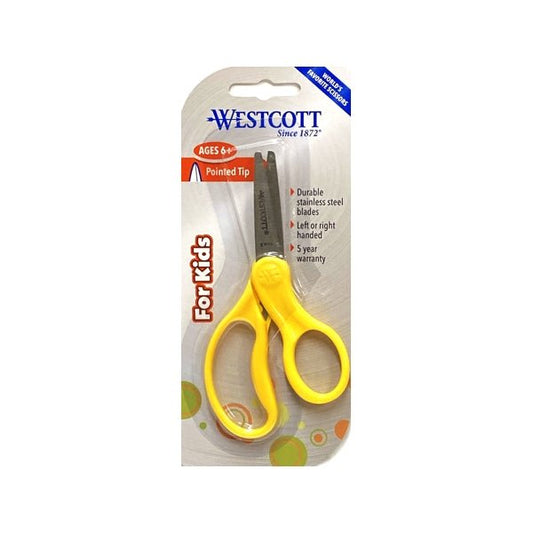 Westcott Pointed - tip Scissors for Kids - Select Color(s) (5 in.) Right or Left - Handed - Dollar Fanatic