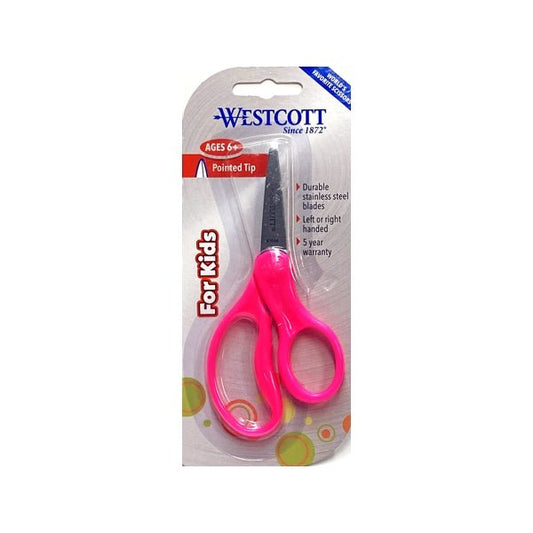 Westcott Pointed - tip Scissors for Kids - Select Color(s) (5 in.) Right or Left - Handed - Dollar Fanatic